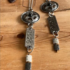 upcycled necklace dystopian road warrior army dog tags